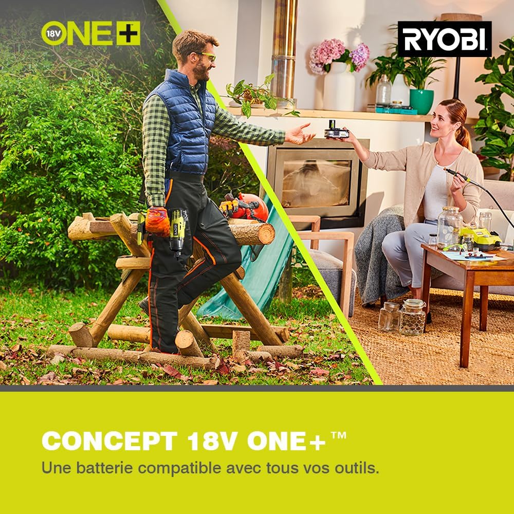 Ryobi ONE+ R18IW3-0 Boulonneuse Électrique sans Fil 18V 400 Nm
