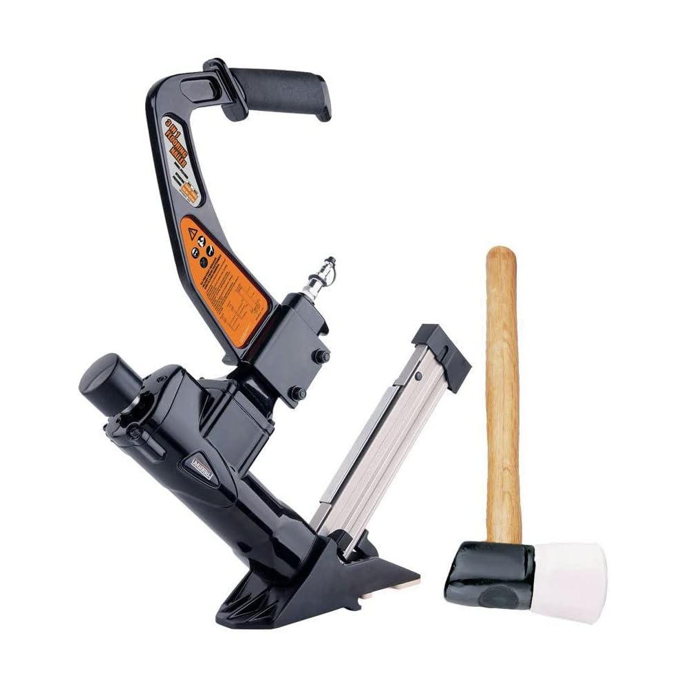 FREEMAN PFL618C Cloueuse de Sol et Agrafeuse 3 en 1 avec Maillet
