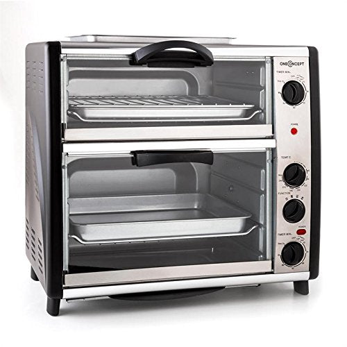 OneConcept All You Can Eat Four Grill Double Électrique 42L 2400W