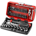 Facom RL.NANO1 Coffret Serrage Douilles 1/4" 6 Pans Métriques 38 Pièces