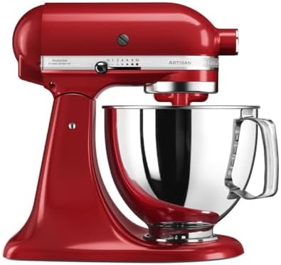 KitchenAid Artisan Robot Pâtissier à Tête Inclinable Noir Mat 4,8L