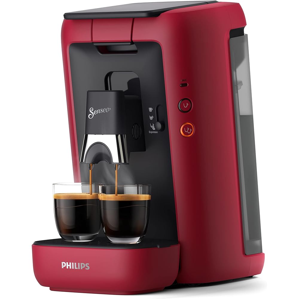 Philips CSA260 91 Machine à Café à Dosettes Senseo Maestro Rouge