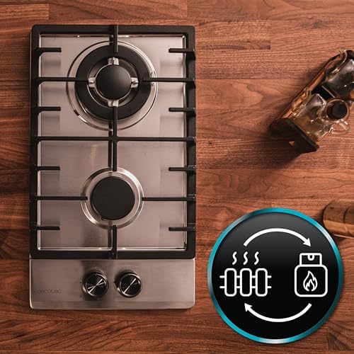 Cecotec Bolero Squad G 3200S Plaque de Cuisson à Gaz Inox 3 Feux