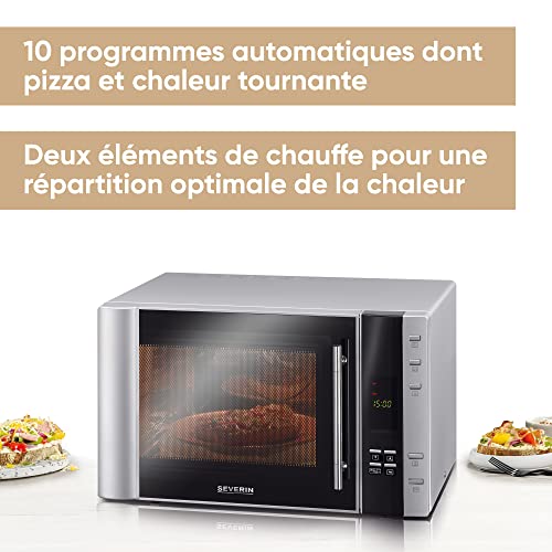 Severin MW 7775 Four à Micro-ondes Combiné Chaleur Tournante 30L