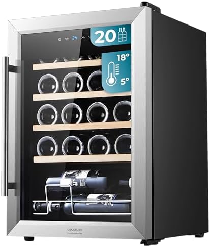Cecotec Bolero GrandSommelier 2050 Cave à Vin Compresseur 20 Bouteilles