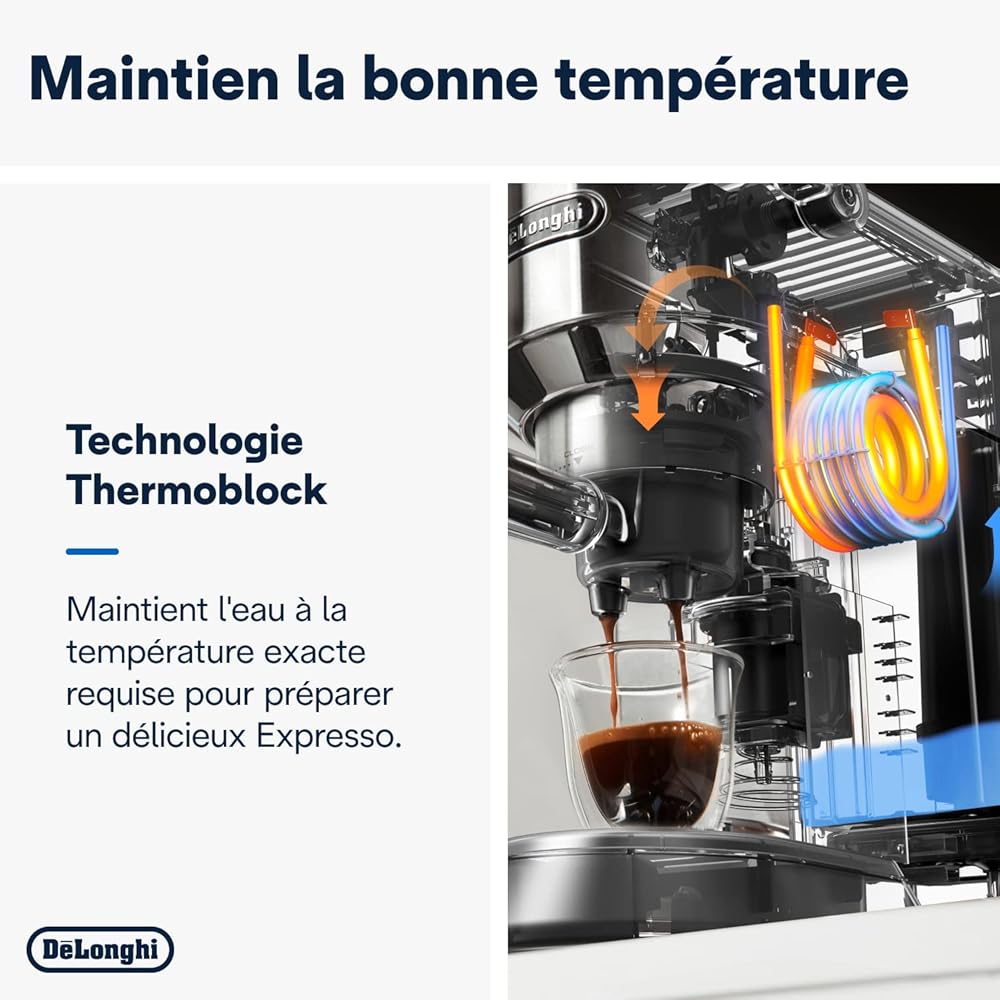 De'Longhi Dedica Style EC685.M Machine Expresso Métal Compacte