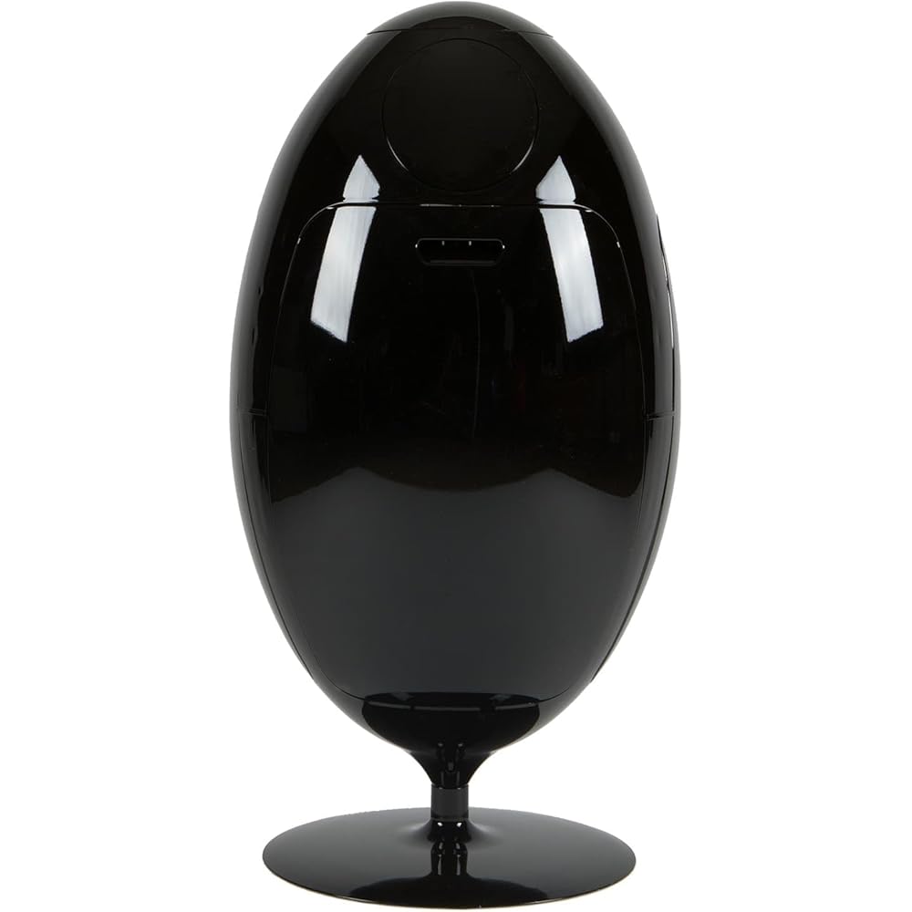 SoldiDesign Ovetto Poubelle de Recyclage Tri Sélectif 54 L Noir Brillant