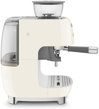 Smeg EGF03CREU Machine à Café Expresso Manuelle avec Broyeur