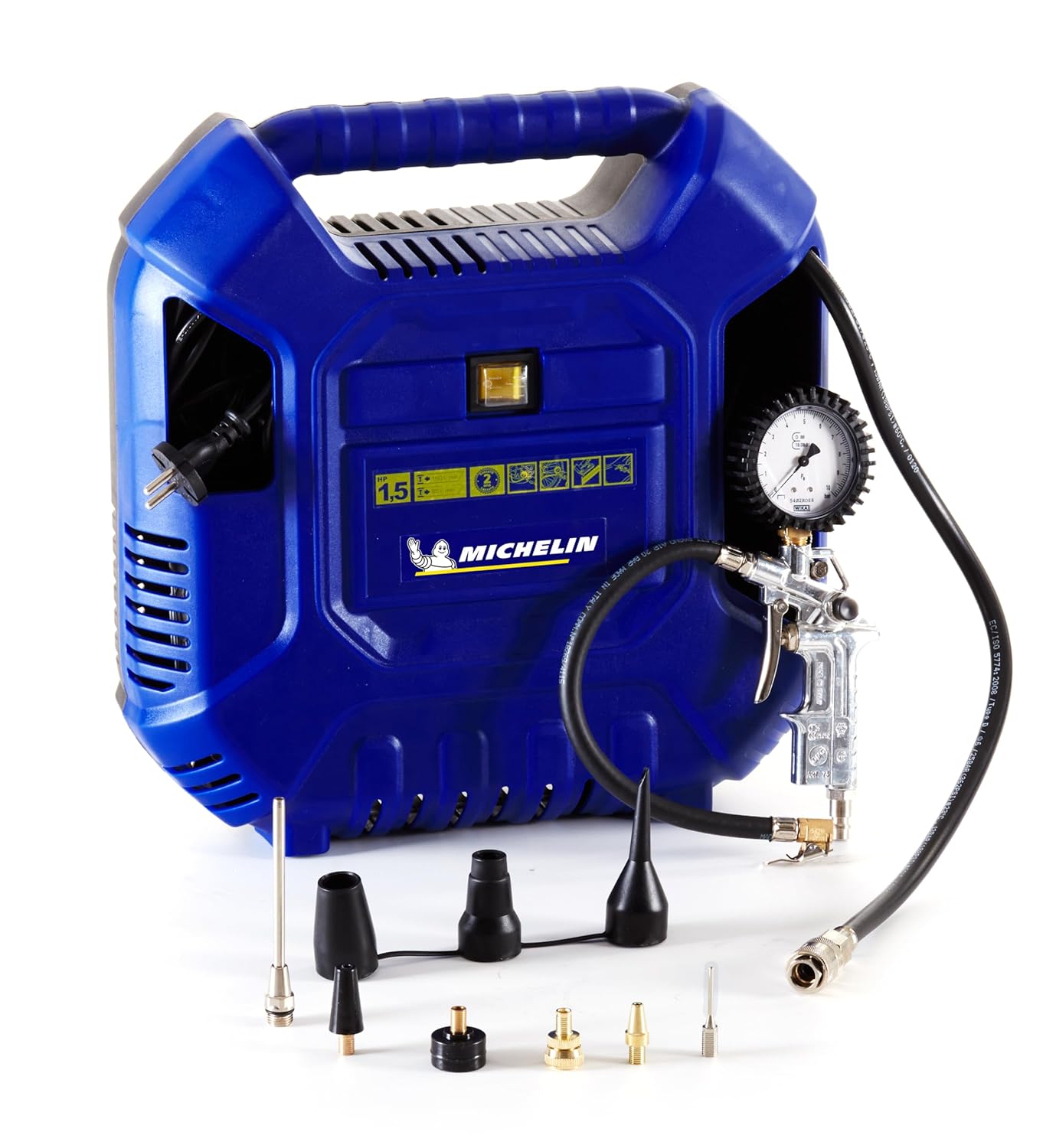 MICHELIN MB1 Compresseur d'Air Portable sans Huile 8 Bars 1,5 CV