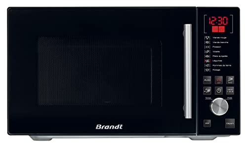 Brandt GE2607B Four Micro-ondes Pose Libre avec Gril Noir 26L