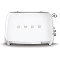 Smeg TSF03WHEU Grille-Pain 4 Tranches avec 4 Fentes 2000 W Blanc
