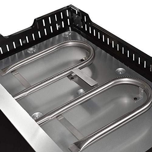 Cook'in Garden Finesta Plancha au Gaz 2 Brûleurs avec Capot
