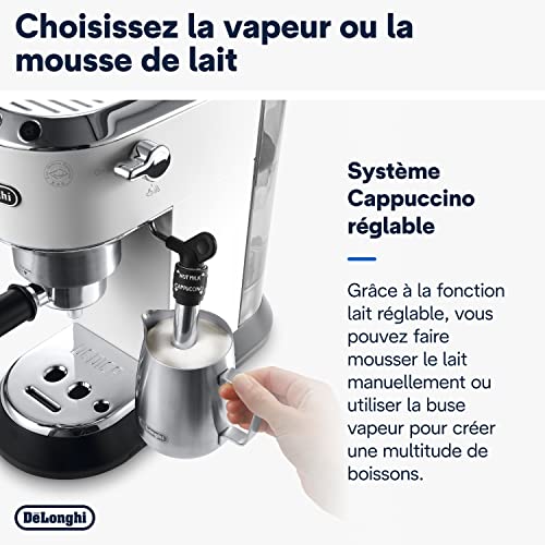 De'Longhi Dedica Style EC685.W Machine Expresso Fine Blanche