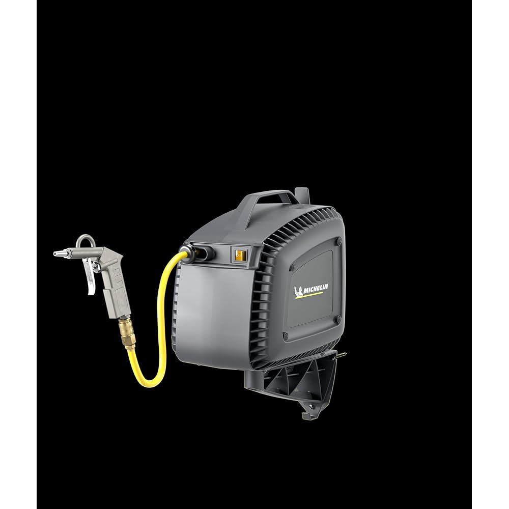 MICHELIN MBL GO Compresseur d'Air Mural sans Cuve Enrouleur Tuyau 10 m