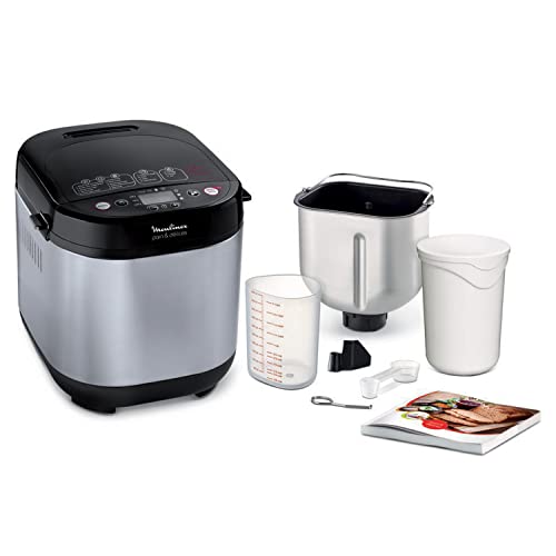Moulinex Pain et Délices OW240E30 Machine à Pain Noir et Inox 1Kg