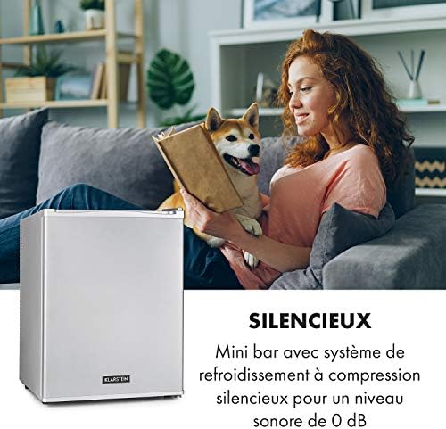 Klarstein Mini Bar Réfrigérateur de Chambre Silencieux 30L