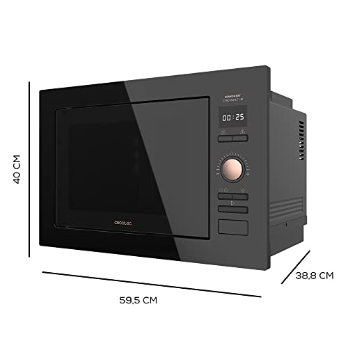 Cecotec GrandHeat 2500 Built-in Touch SteelBlack Micro-ondes 25L