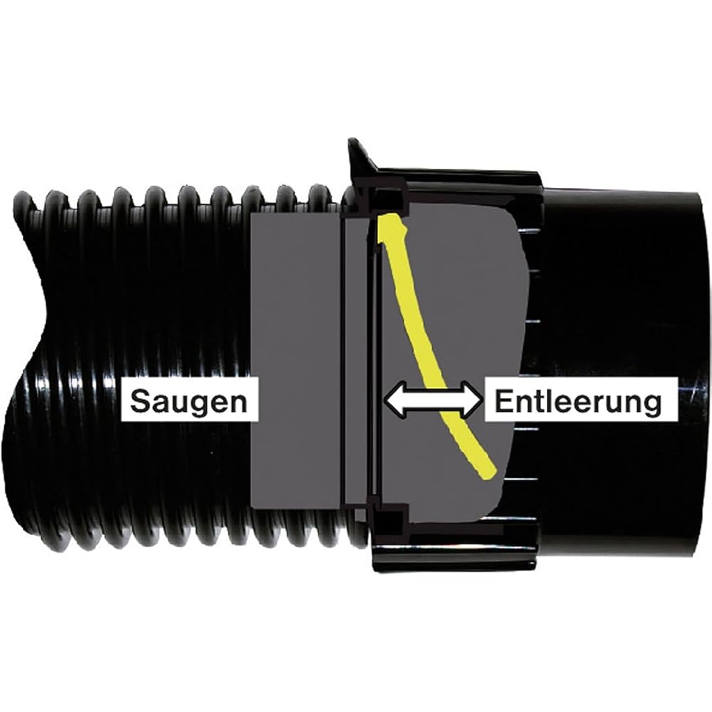 T.I.P. TSS 1600 K Aspirateur de Boue pour Bassin et Piscine Noir