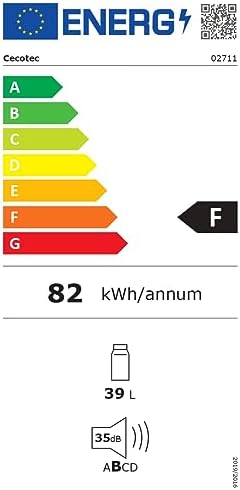 Cecotec Bolero GrandSommelier 830 Cave à Vin Thermoélectrique 8 Bouteilles