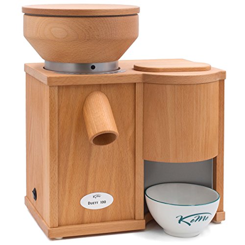 KoMo Duett 100 Appareil Combiné Moulin à Céréales et Floconneur