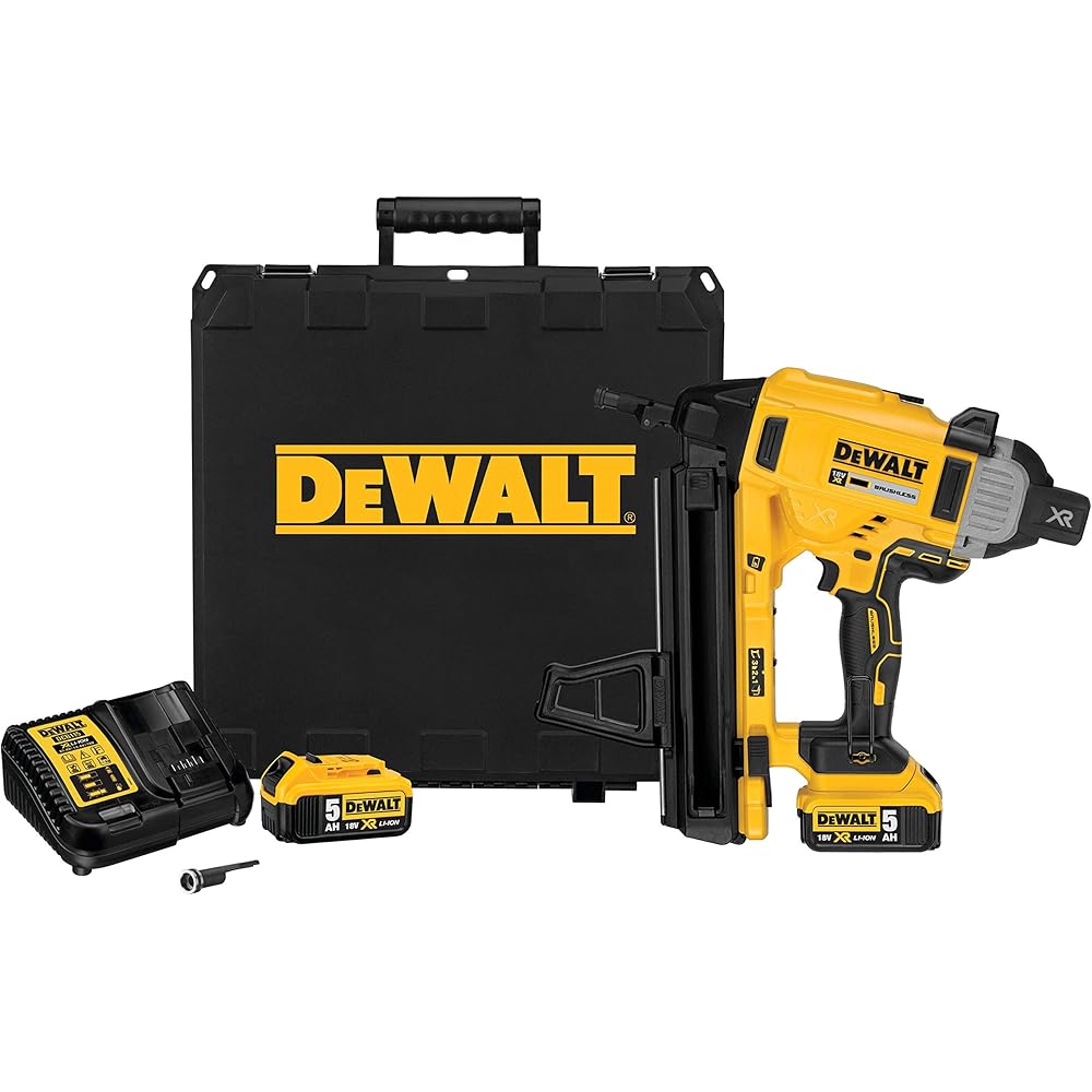 DEWALT DCN890P2-QW Cloueur Béton/Acier XR 18V avec Pointes 20mm