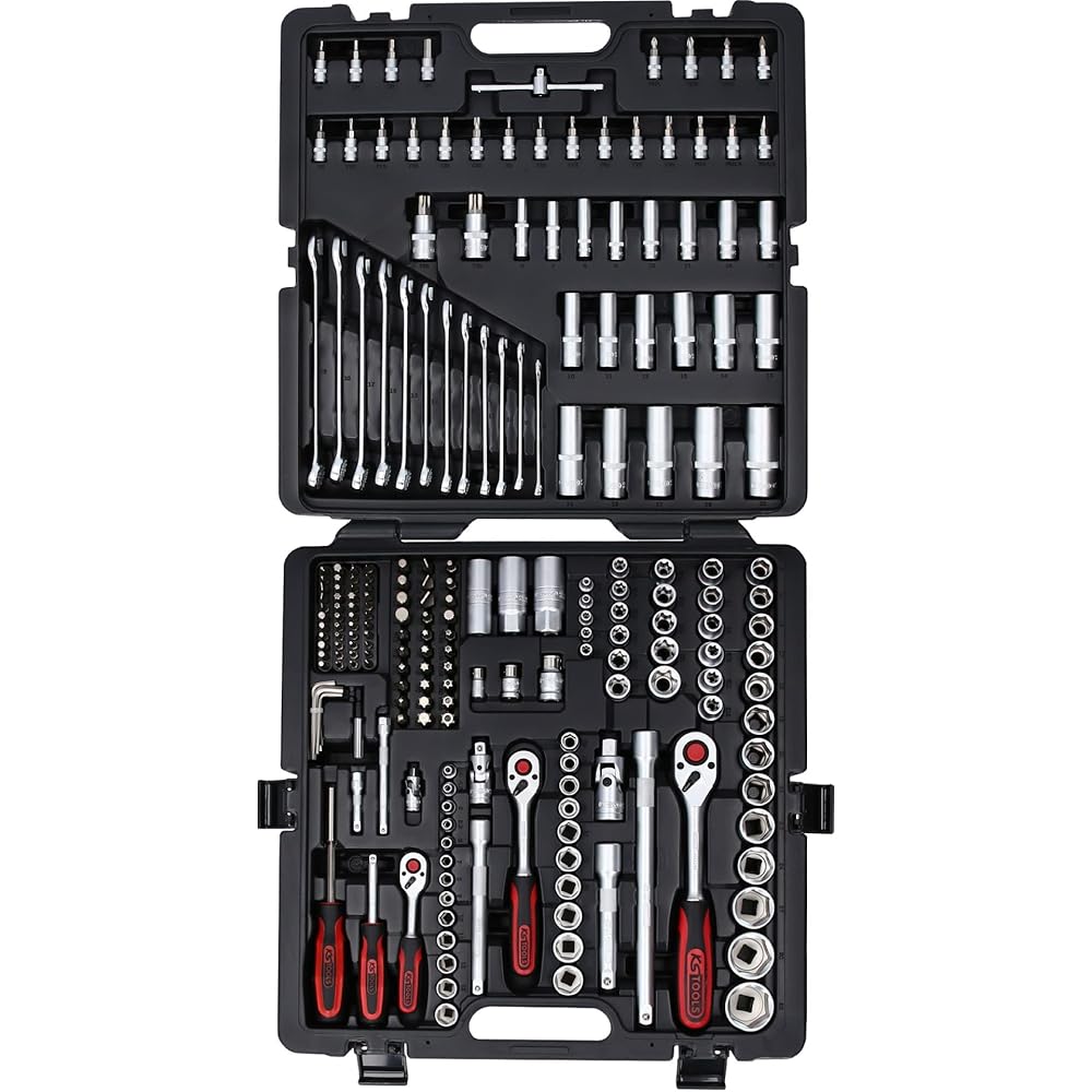 KS Tools 917.0216 Coffret de Douilles et Cliquets 1/4" 3/8" 1/2" 216 Pièces