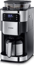 Severin KA 4814 Cafetière Filtre Programmable avec Broyeur Inox