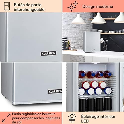 Klarstein Mini Bar Réfrigérateur de Chambre Silencieux 30L