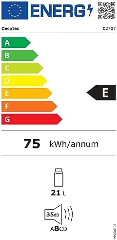 Cecotec Bolero GrandSommelier 830 Cave à Vin Thermoélectrique 8 Bouteilles