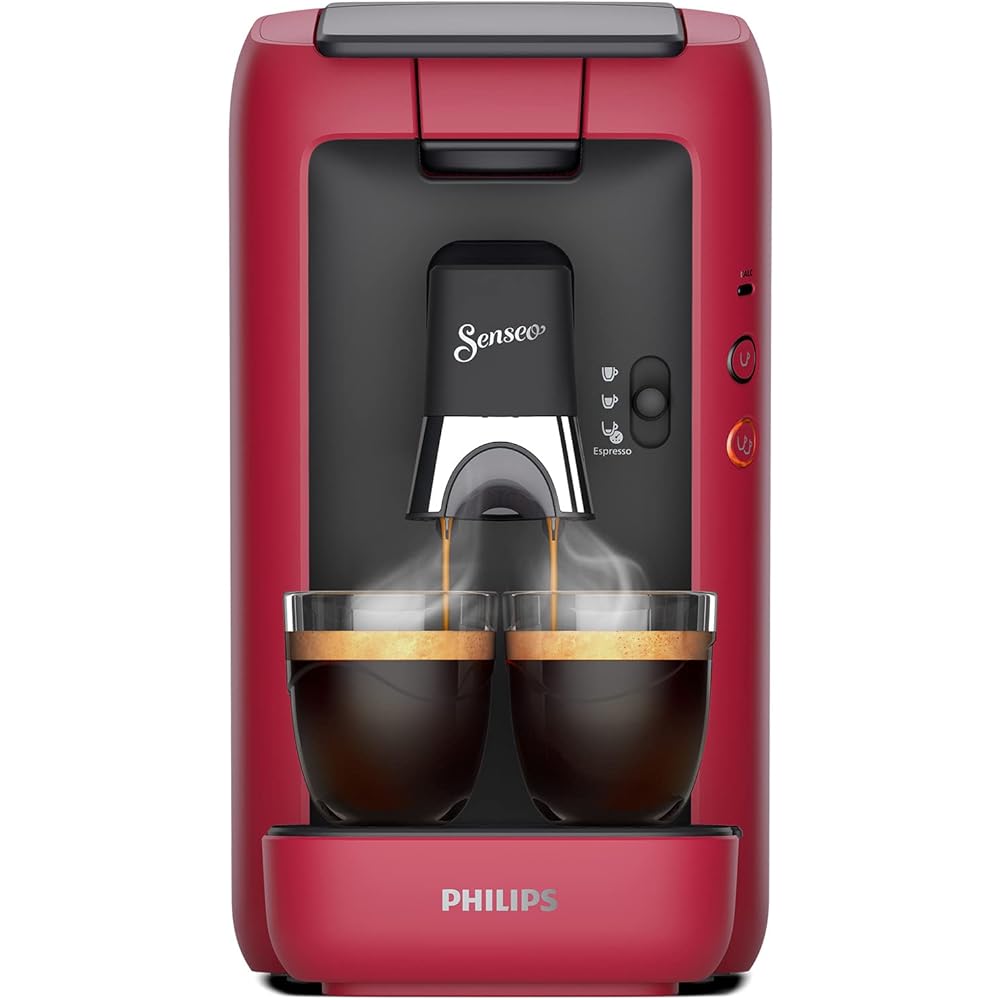 Philips CSA260 91 Machine à Café à Dosettes Senseo Maestro Rouge