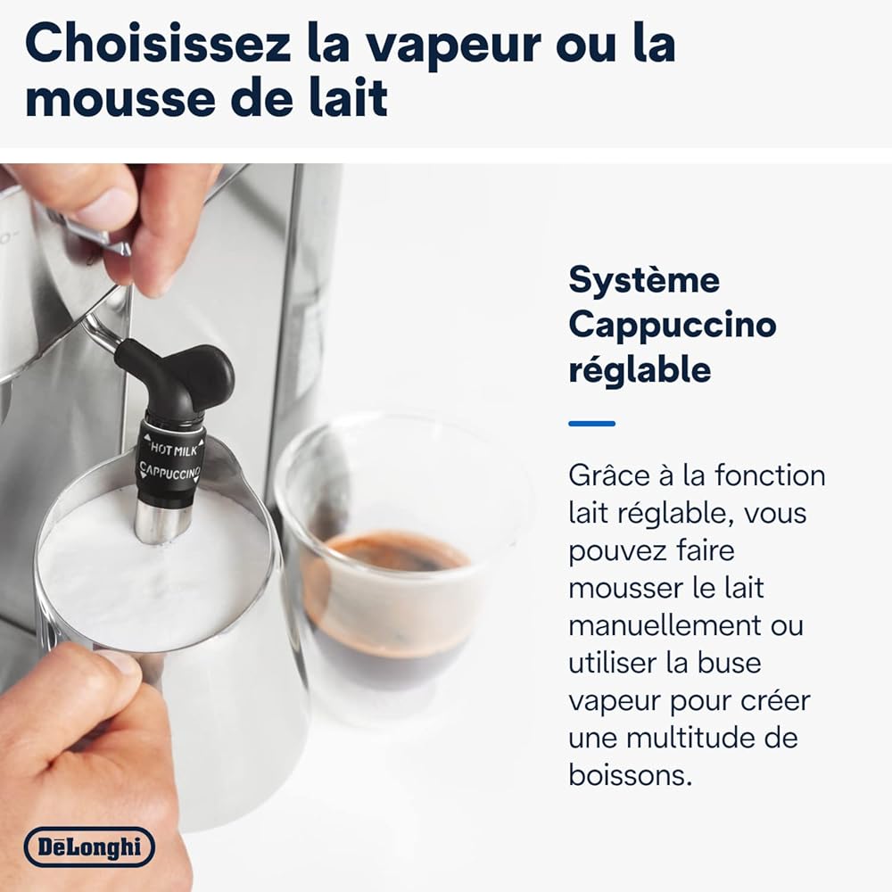De'Longhi Dedica Style EC685.M Machine Expresso Métal Compacte