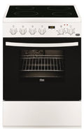 Faure FCV6530CWA Cuisinière Vitrocéramique et Four Électrique Blanche