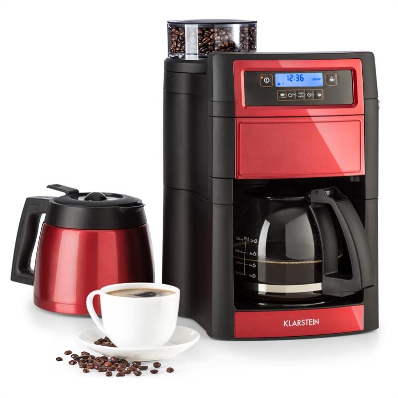 Klarstein Machine à Café Expresso Automatique avec Broyeur 1000W