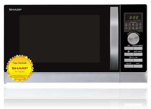 Sharp R843INW Four Micro-ondes Combiné 3-en-1 Argenté 25L