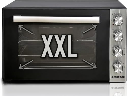Merkador Four Autonome XXL Chaleur Tournante et Rôtisserie 2000W