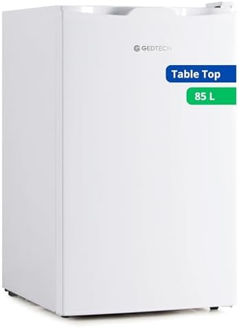 Gedtech GTOP93WH Réfrigérateur Table Top Blanc 85L