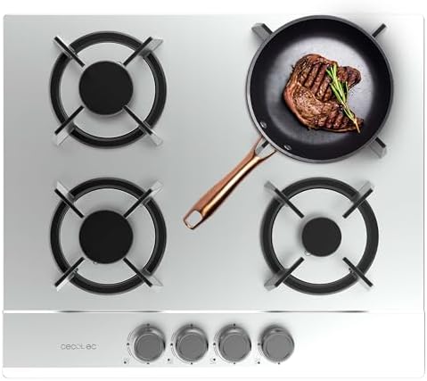 Cecotec Bolero Squad G 4200S Plaque de Cuisson à Gaz Inox 4 Feux