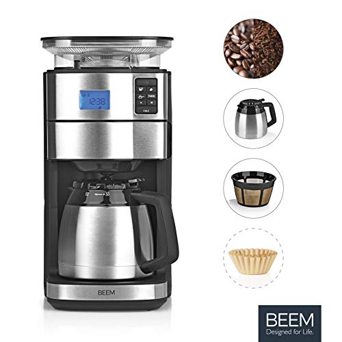 Beem Fresh-Aroma-Perfect II Machine à Café Filtre avec Broyeur
