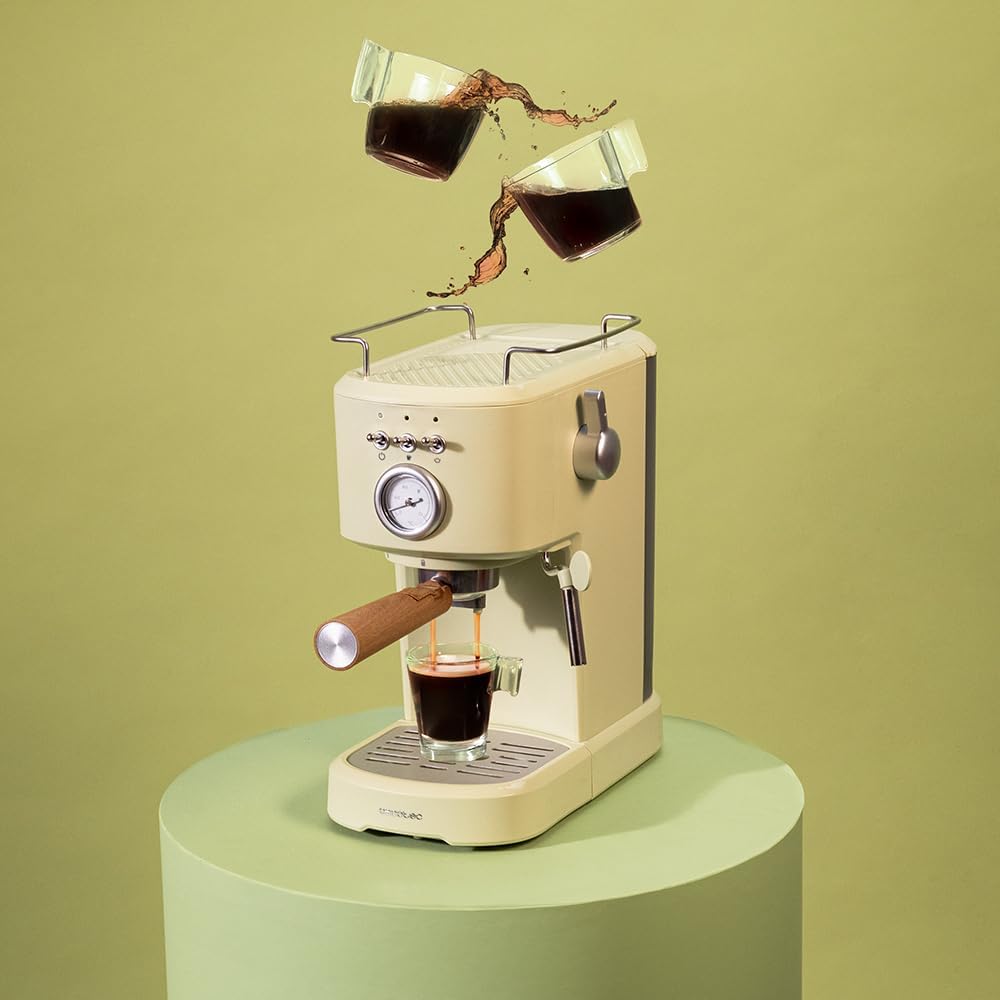 Cecotec Power Espresso 20 Retro Green Cafetière Espresso 20 Bars