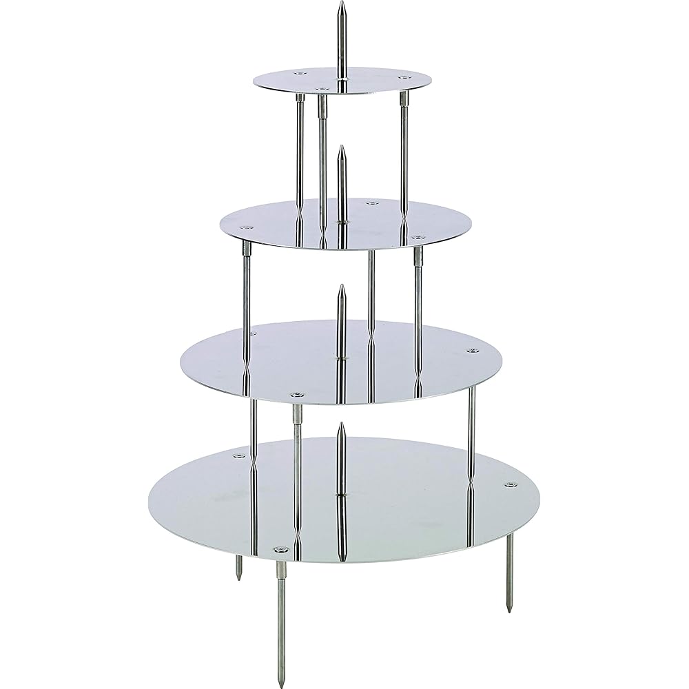 Autre Ossature 4 Plateaux pour Wedding Cake Hauteur 8 cm