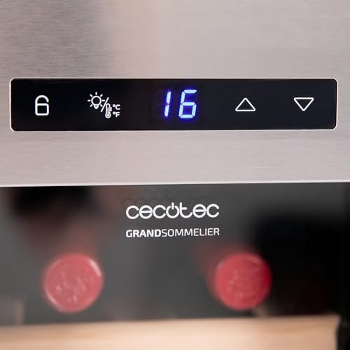 Cecotec Bolero GrandSommelier 830 Cave à Vin Thermoélectrique 8 Bouteilles