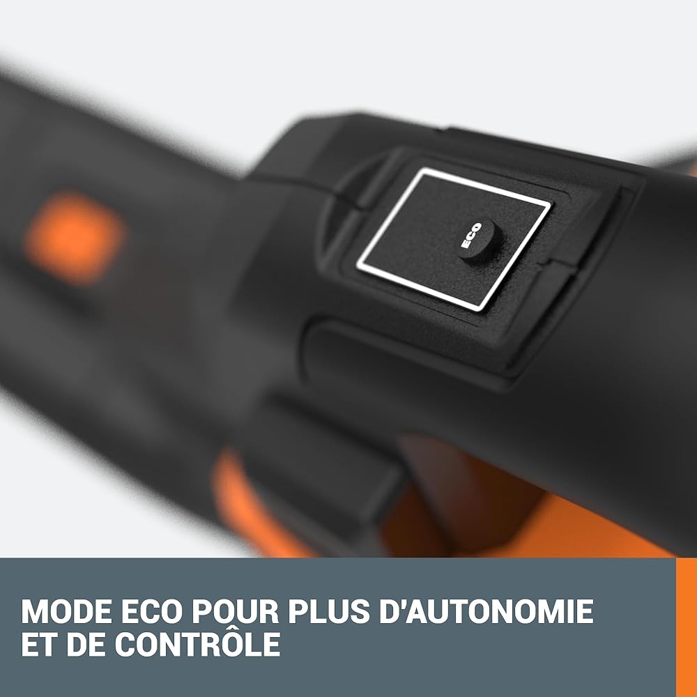 Worx WG583E.9 Aspirateur-Souffleur de Feuilles sans Fil Brushless 40V