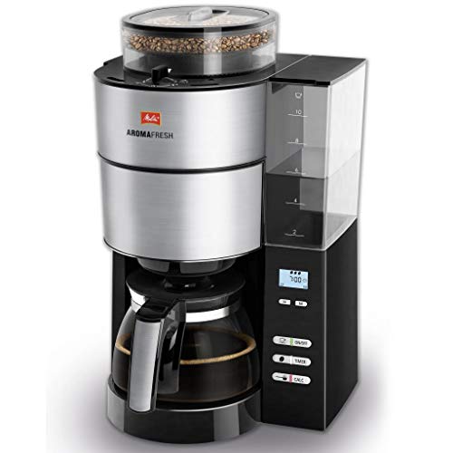 Melitta AromaFresh 1021-01 Cafetière Filtre avec Moulin Intégré