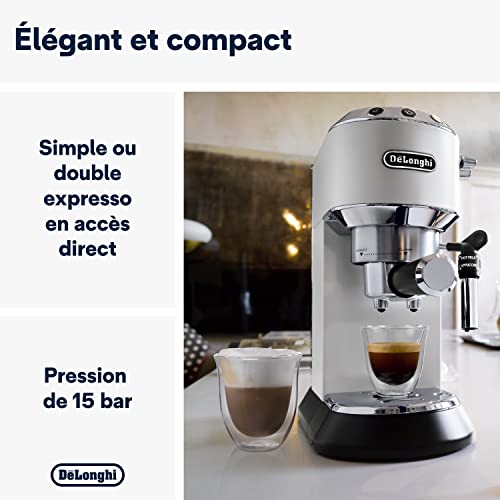 De'Longhi Dedica Style EC685.W Machine Expresso Fine Blanche