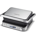 Amzchef Gril de Contact Multifonctionnel 4-en-1 Argenté 2000W
