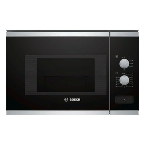 Bosch Série 4 BFL520MS0 Micro-ondes Encastrable en Acier Inox