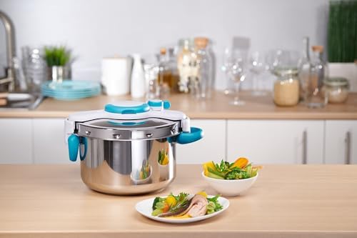 SEB ClipsoMinut'Easy Bleu Cocotte Minute Induction 6L P4900716