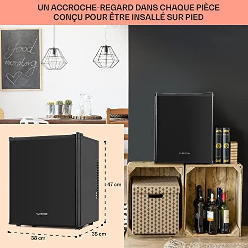 Klarstein Mini Bar Réfrigérateur de Chambre Silencieux 30L