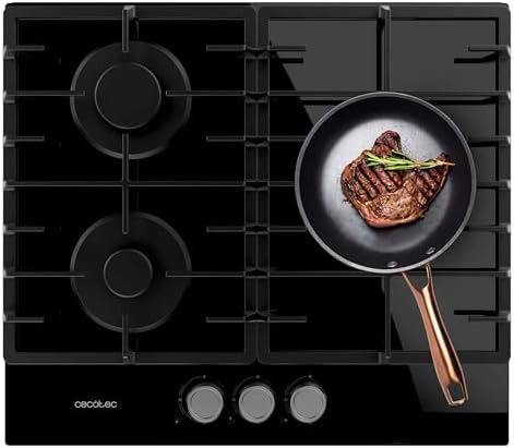 Cecotec Bolero Squad G 4200S Plaque de Cuisson à Gaz Inox 4 Feux