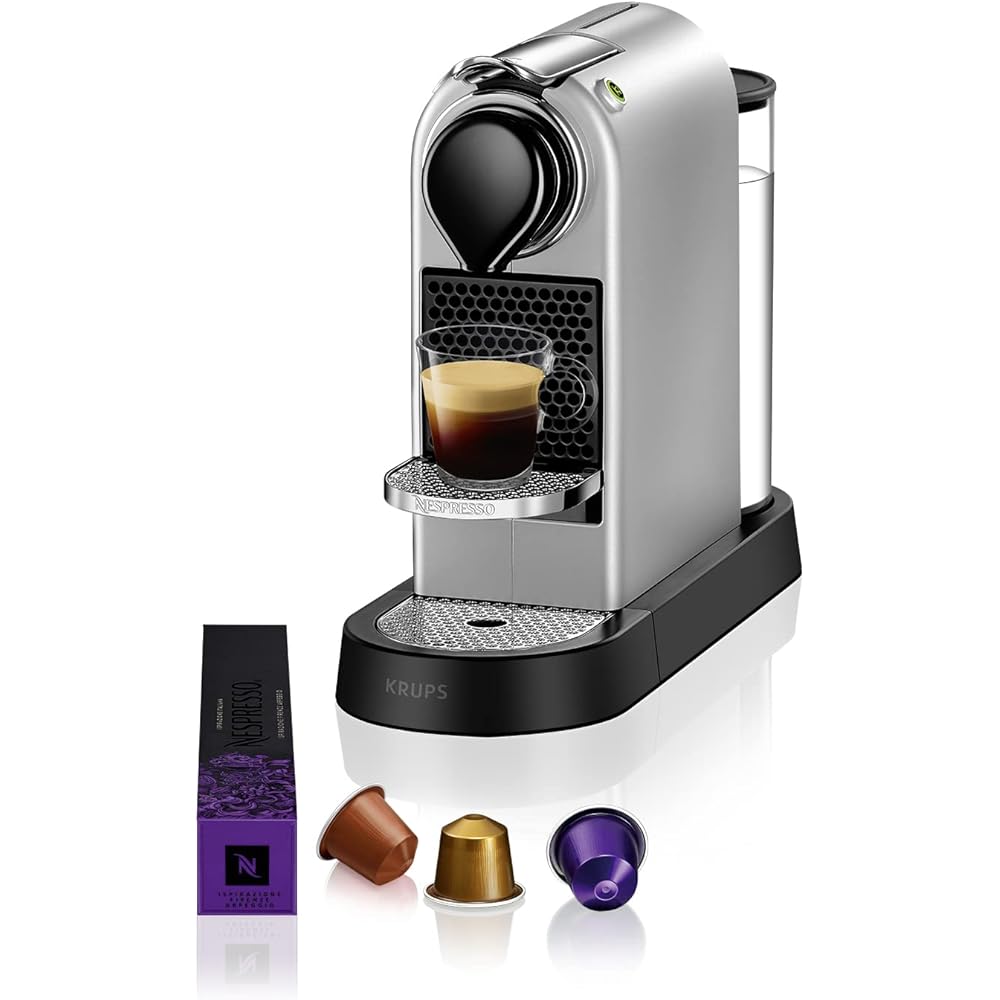Krups Nespresso CitiZ YY4118FD Cafetière à Capsules Argentée